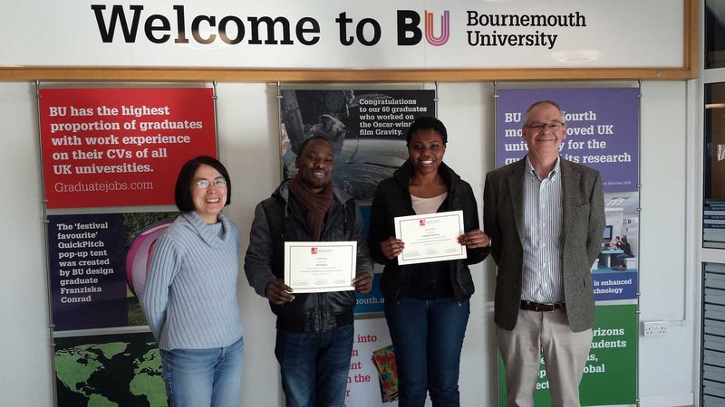 Die englischen Studierenden der Bournemouth University arbeiteten zusammen mit ihren deutschen Studienpartner an einer Fallstudie