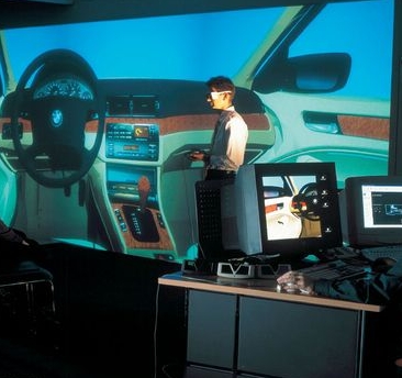 VR–Studio der BMW Group in Eching