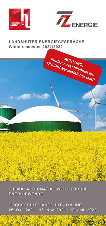 Titel Flyer Landshuter Energiegespräche WS 21-22