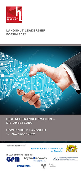 Titel Flyer 7. Landshuter Leadership Forum