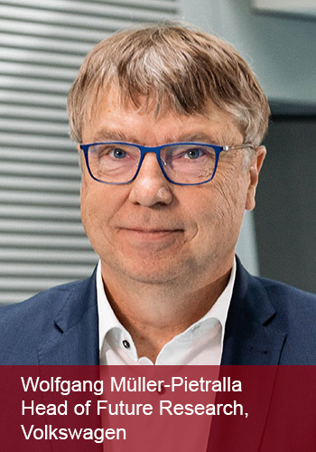 Wolfgang Müller-Pietralla, Head of Future Research, Volkswagen