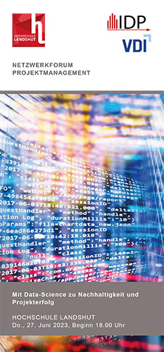 Titel Flyer 9. Netzwerkforum Projektmanagement
