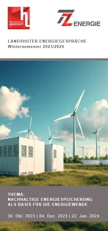 Titel Flyer Landshuter Energiegespräche WS 23/24