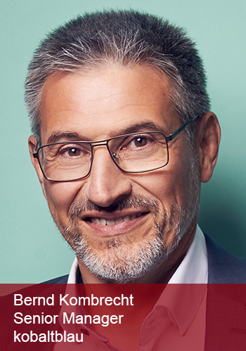 Bernd Komprecht, kobaltblau