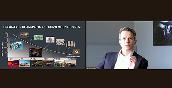 Mit der additiven Fertigung bei der BMW Group befasste sich Stefanus  Stahl.