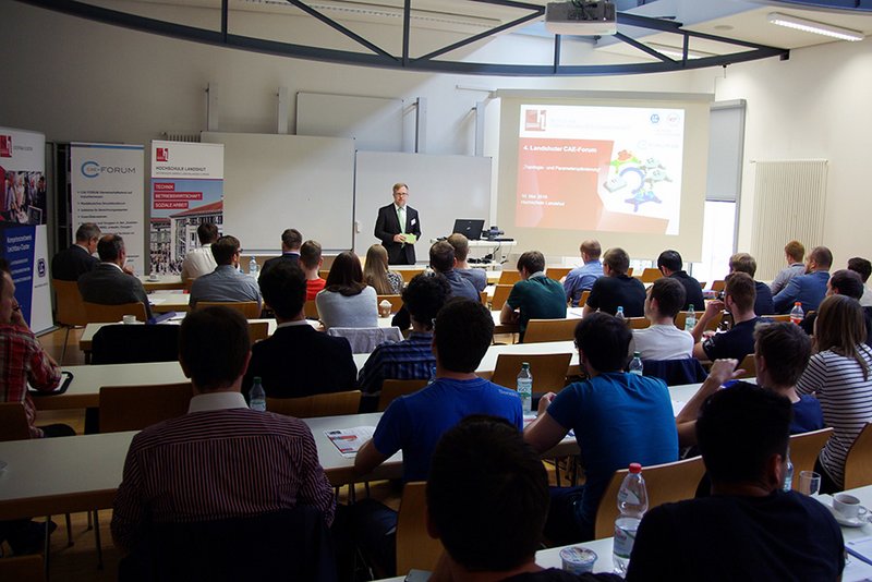 Rund 80 CAE-Experten konnte Vizepräsident Prof. Dr. Holger Timinger begrüßen.
