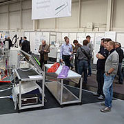Bayerische Leichtbaukompetenzen wurden auf dem vom Leichtbau-Cluster initiierten Stand auf der Hannover Messe gezeigt.