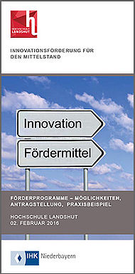 Flyer Veranstaltung Innovationsförderung für den Mittelstand