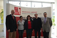 v. l.: Prof. Dr. Karl Stoffel, Sandra Ohlenforst, Dr. Maike Gattermann-Kasper, Prof. Dr. Clemens Dannenbeck und Stefan Sandor