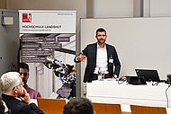 Markus Jung vom Automobilzulieferer LEONI erläuterte die gestiegenen Anforderungen im Elektronikbereich.