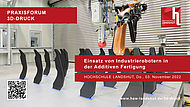 9. Praxisforum 3D-Druck: Einsatz von Industrierobotern in der Additiven Fertigung (Foto: BMW)