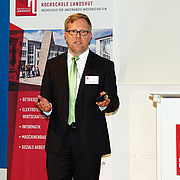 Prof. Dr. Holger Timinger stellte agiles Projektmanagement vor.