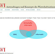 Startseite des AKWI - die digitale Zeitschrift über „Anwendungen und Konzepte in der Wirtschaftsinformatik“