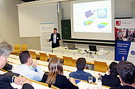 Andreas Nick (Airbus APWorks GmbH, Ottobrunn) präsentierte Beispiele aus der Luftfahrttechnik.