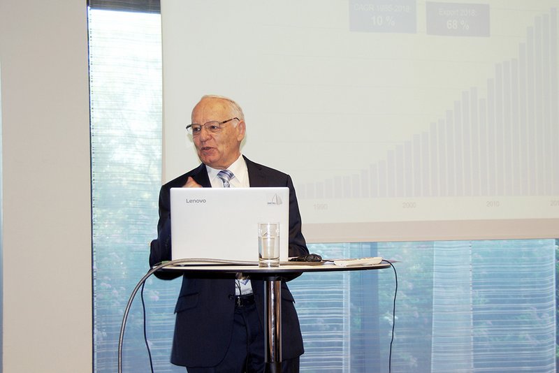 Prof. h.c. Dr. h.c. Ing. Helmut Schreiner erläuterte, wie Innovation im Unternehmen gelebt werden kann.