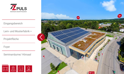 360-Grad-Ansicht des TZ PULS