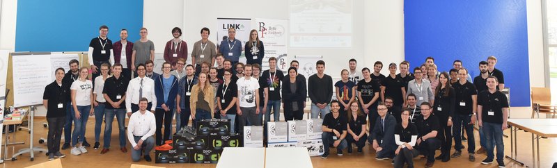 54 Studenten haben beim ersten Smart-Mobility-Hackathon 24 Stunden lang an kreativen Lösungen getüftelt. (Foto: Dräxlmaier)