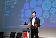 Mit technologischen Trends in einer Welt des dynamischen globalen Umbruchs befasste sich Prof. Dr. Niko Mohr, Global Partner McKinsey, in der zweiten Keynote der Veranstaltung.