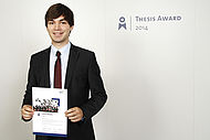 Robert Stauner, Absolvent der Hochschule Landshut, erhielt den Thesis Award der BVL (Foto: Bundesvereinigung Logistik)