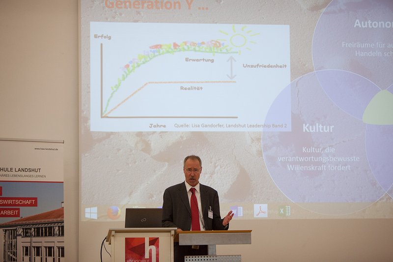 Prof. Dr. Hubertus Tuczek gab Einblicke in die Generation Y.