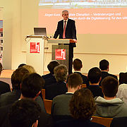 The President of the University of Applied Sciences, Professor Dr. Karl Stoffel, hosted the evening.