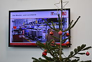 Weihnachtsbaum im Technologiezentrum