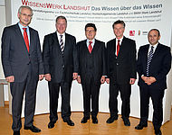 Beim 10-jährigen Jubiläum des Wissenswerk Landshut.