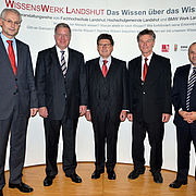 Beim 10-jährigen Jubiläum des Wissenswerk Landshut.