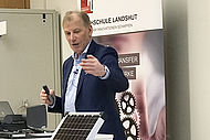2. Bürgermeister Günter Mögele stellte das mehrfach ausgezeichnete Energiekonzept der Gemeinde Wildpoldsried vor.