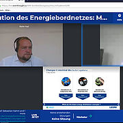 Martin Hopf (Leoni) und Sebastian Kahnt (Intedis) stellten ein Bauskastensystem vor.