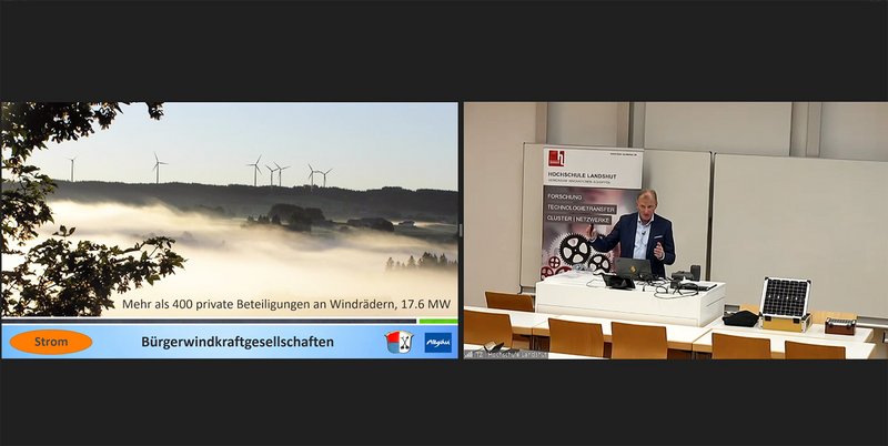 Die Teilnahme an der Veranstaltung war auch online möglich.
