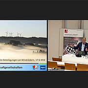 Die Teilnahme an der Veranstaltung war auch online möglich.