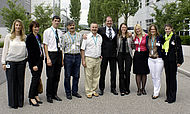 Die moldawische Delegation bei der Werksbesichtigung der Dräxlmaier Group
