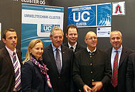 Bei der Bekanntgabe der ersten Ergebnisse der Studie: Mag. Markus Manz (Leiter Umwelttechnik-Cluster und Netzwerk Ressourcen- und Energieeffizienz), Mag. Ulrike Rabmer-Koller (Vizepräsidentin Wirtschaftskammer Oberösterreich, Beiratssprecherin Umwelttec