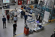 Treffen zwischen Mitgliedern der Open Industry 4.0 Alliance und TZ-PULS-Mitarbeitern