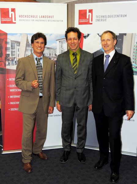 v.l.: Wissenschaftlicher Leiter Prof. Dr. Karl-Heinz Pettinger, Dr. Werner Schöffer, Prof. Dr. Alfons Haber