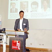 Einen Rückblcik auf zehn Veranstaltungen der Reihe Technologie- und Innovationsmanagement bot Prof. Dr. Markus Schmitt.