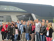 Die Exkursionsgruppe in Leipzig.
