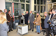 Hochschulpräsident Prof. Dr. Karl Stoffel und Freundeskreisvorsitzender Stadtrat Ludwig Zellner bei der Mitgliederversammlung.