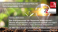 Start der Landshuter Energiegespräche im SoSe 2023