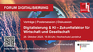Forum Digitalisierung der Hochschule Landshut