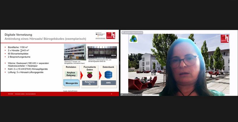Das Forschungsprojekt DENU stellte Prof. Dr. Diana Hehenberger-Risse vor.