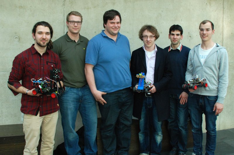 Für Europa qualifiziert – die Studenten der Hochschule Landshut: (v. l.) Maximilian Schmitt, Andreas Weiss, Stefan Kreitmair, Markus Steimle, Stefan Zehetbauer und Christian Fischerauer