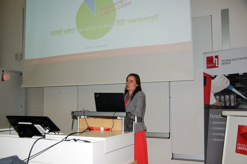 Prof. Dr. Diana Hehenberger-Risse stellte das Projekt DENU vor.