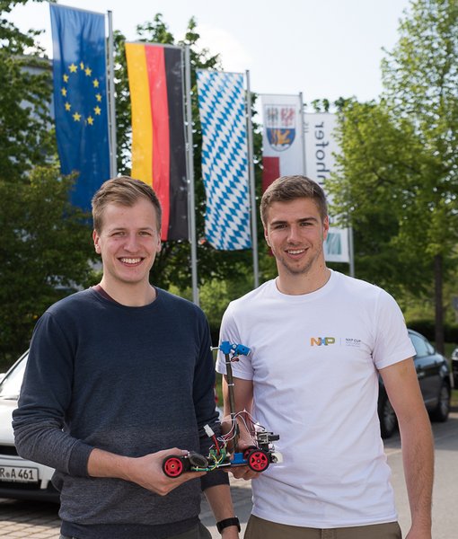 v.l.n.r.: Georg Zieglmaier, Benedikt Forstner