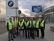 Das iSLT.NET-Forschungsprojekt  entwickelt den Sonderladungsträger von morgen. Bei einer Werksbesichtigung bei der BMW AG in Dingolfing erhielten die Teilnehmer Einblick in die logistischen Prozesse des Werks.