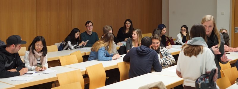 Etwa 60 Teilnehmer aus zehn verschiedenen Sprachräumen fanden in diesem Semester einen Sprachpartner.