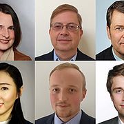 Oben v. l. n. r.: Prof. Dr. Diana Hehenberger-Risse, Prof. Dr. Markus Mock, Prof. Dr. Stefan-Alexander Arlt; unten v. l. n. r.: Shengjuan Wang, Florian Huber, Nikolai Körber