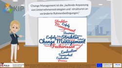 Startbildschirm des Videos Change Management