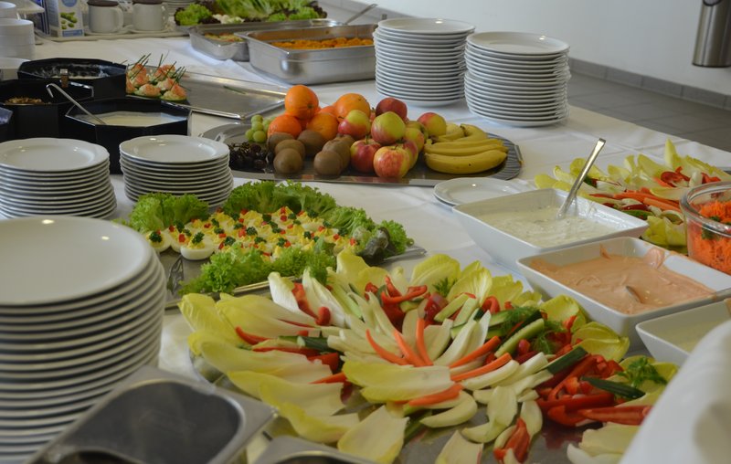 Vitaminreiche Kost wurde von der Mensa des Studentwerks Niederbayern/Oberpfalz gesponsert
